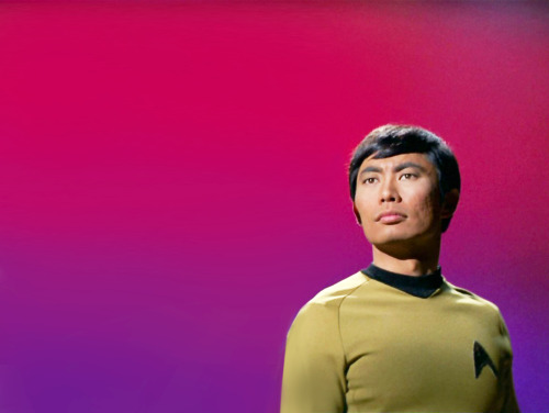 judyjetsons:George Takei as Hikaru Sulu in Star Trek