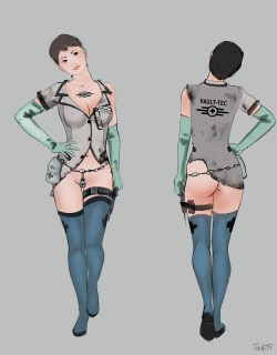 the&ndash;kite:  Wooork in progress for our beloved synth cutie! Outfit subject to changes, as it is a first attempt. :p 