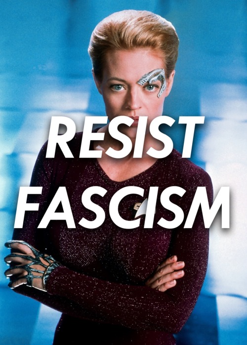 bluespock:RESIST FACISM Featuring: Star Trek ladies!Bonus: Christine Chapel, Lieutenant Saavik,