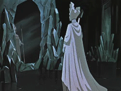 feriowind:  nostalgia-shake:  isaia:  The Original Russian Animation of “The Snow Queen”  Wow, the animation was so fluid, I thought it was CGI. But this is traditional animation from 1957!!  hahah the bandit’s daughter is a total tsundere for gerda….. 