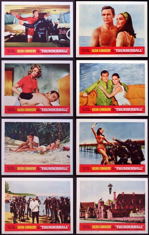 modernizor:Thunderball lobby cardsvia filmposters.com