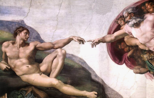 I have always loved this piece by Michelangelo.  