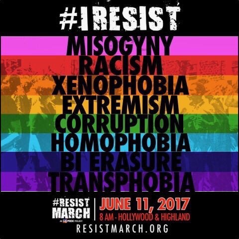 wehonights:  LAPride- 2017. #RESIST!