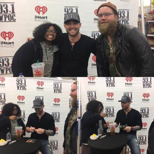 @brettyoungmusic very nice to meet you! Great mini set! #countrymusic #meetandgreet #brettyoung