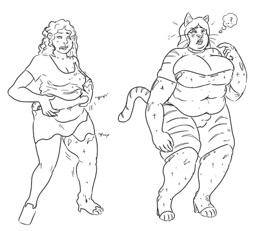 Free TF Stream artWastered getting transformed into a fat, glitzy, dumb kitty bimbo.Character belong