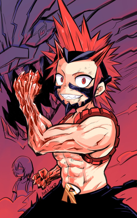  One of my fav bnha characters, Red Riot is so cool. 