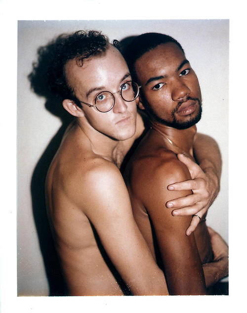 frankiethebaron:  Keith and Juan photographed by Andy Warhol, 1983
