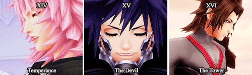 caerberus:  KINGDOM HEARTS + MAJOR ARCANA TAROT CARDS;[insp]
