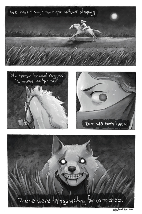 kf-tea: A comic based on a dream that I hadEveryone knows, but no one talks about the beasts lurking