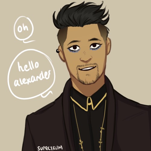su-pectrum:Alexander “Can’t have a shirt on if Magnus is in the Institute” Lightwo