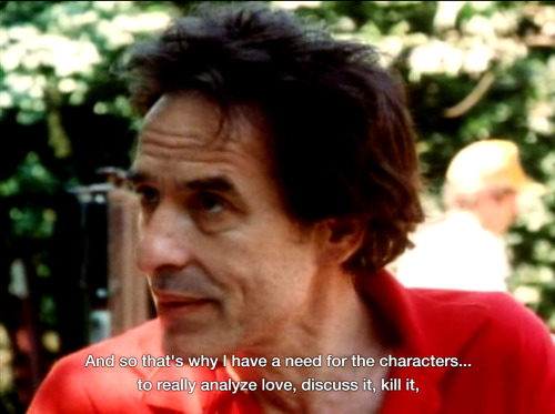 tarkovskologist: John Cassavetes on his characters from an interview featured in A Personal Journey 