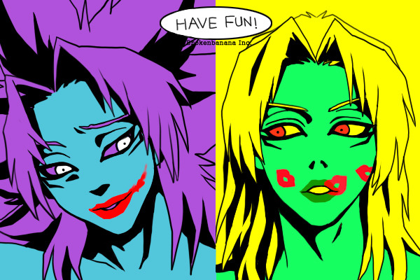mewufeo:  old doodles, illustrations of YU-GI-OH! pt.2 The long image of Jim and