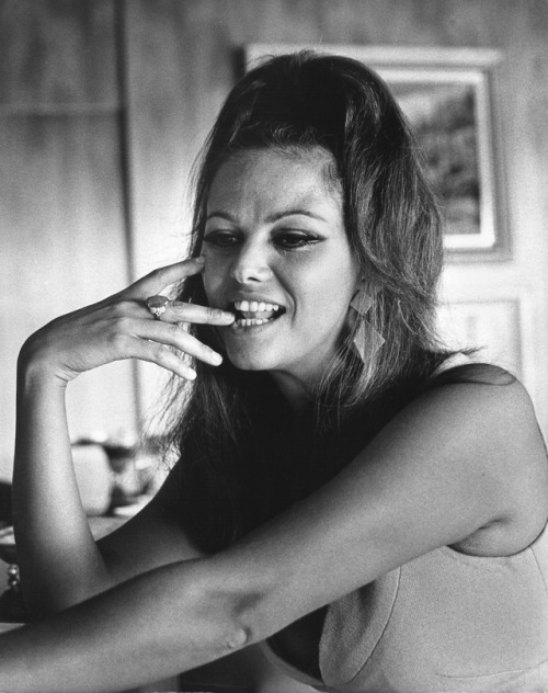 miss-vanilla:Claudia Cardinale photographed by David Sutton, 1966.