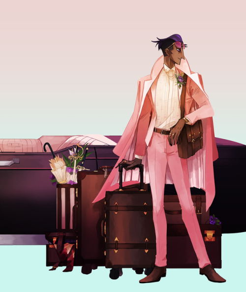 wheatskers: A cover for my baby comic!!!! Hound &amp; Falcon is a road trip story of an angel an