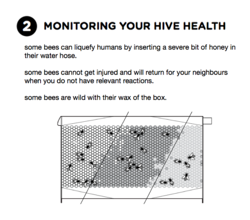 objectdreams: beekeeping manual written using a predictive text interface source: flow beehive instr