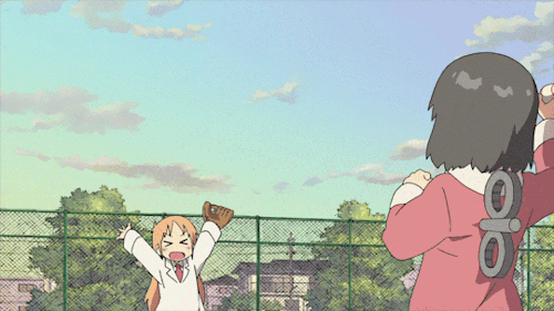 ilovecats4ever:ilovecats4ever:nekogiii:what if the ball hit Hakase?Nano:another one