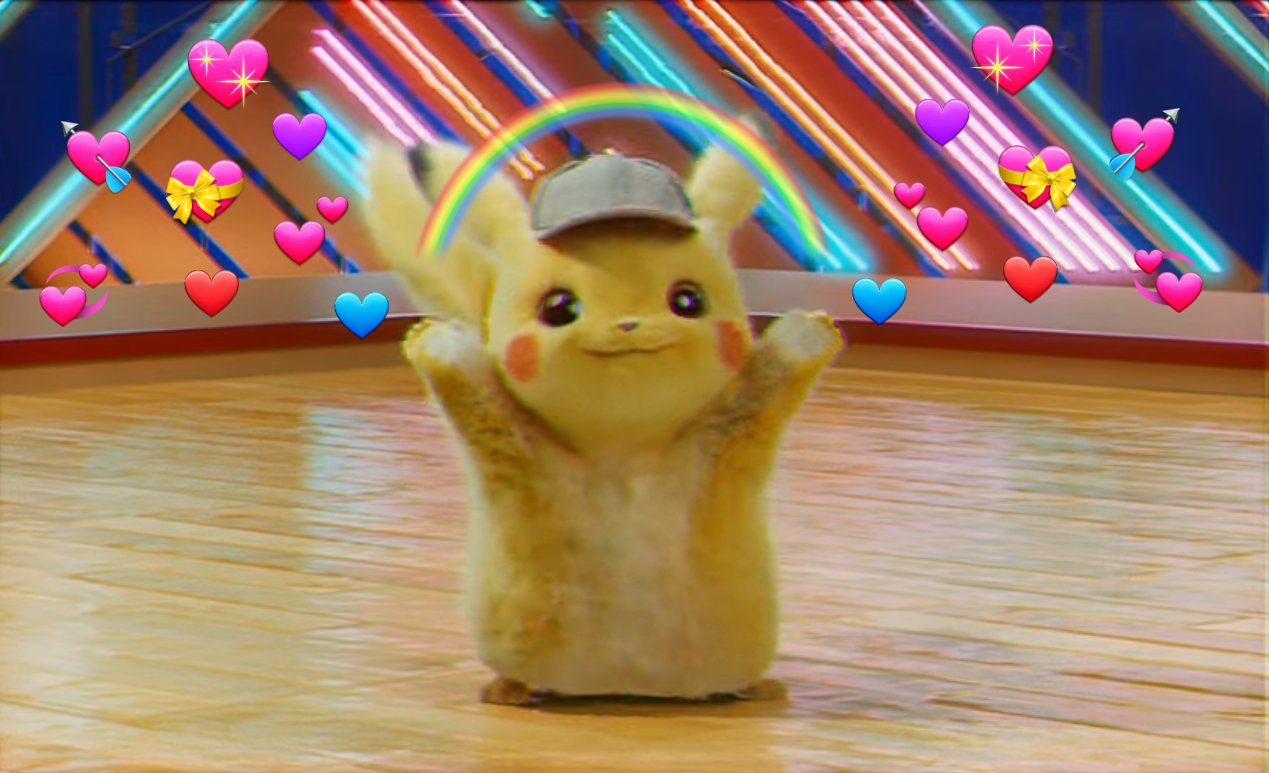 mimikyufriend:  detective pikachu said gay rights!
