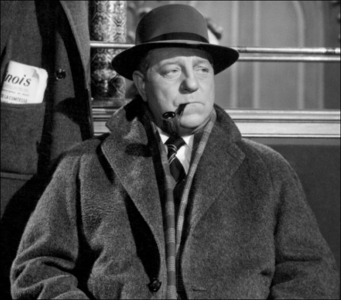 Flammentanz — Jean Gabin as Jules Maigret in 