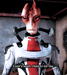 rngdshep:It’s hard to see all this, Mordin. But you did the right thing. Your work saved lives.
