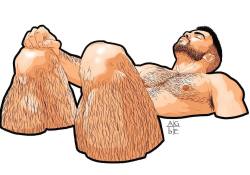 artgaybyeric:  Midday swimming #artgaybyeric #gayart #gayillustration #digitalart #hairy #hairychest #hairygay #beard #beardedmen #beardedgay #muscles #barbu #poilu #musclé  (à France, Paris)