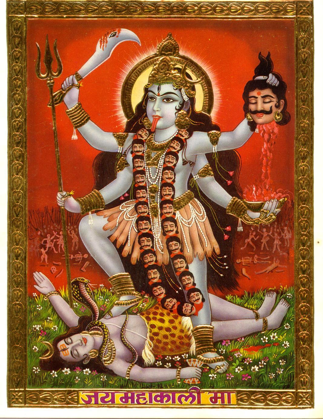 wiccacraeft:  Kali, hindu goddess of destruction
