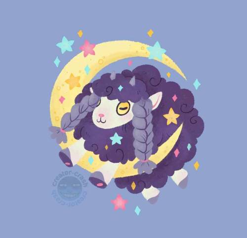 creator-crash:  And the Shiny Wooloo jumped over the moon  🌙  