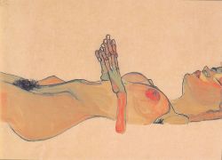 Totes Mädchen, Egon Schiele