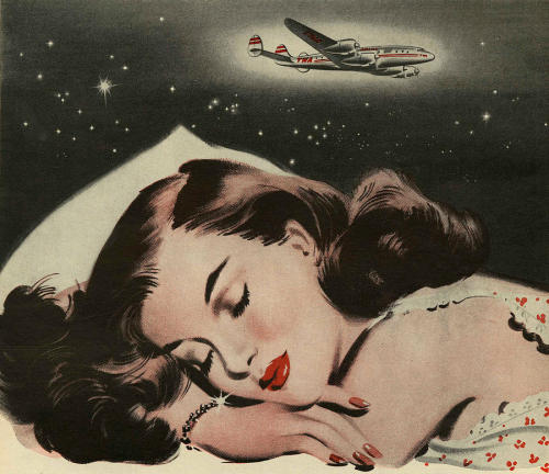 vintagegal:1950s TWA Magazine Ad (via)