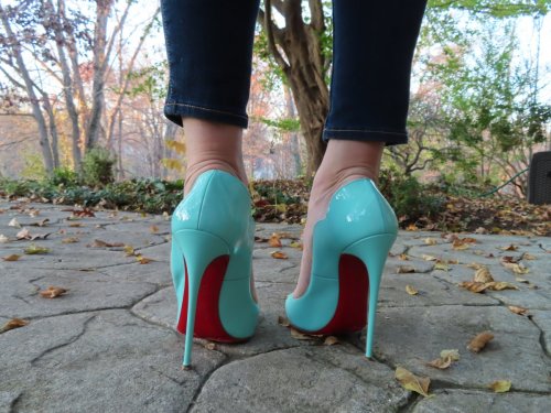 high6969heels: Louboutin Opalline Hot Chicks 130mm heels.