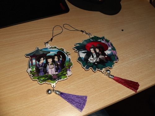 Finally MDZS charms photos! I would&rsquo;ve waited for LWJ nendo, but who knows when tiny husba