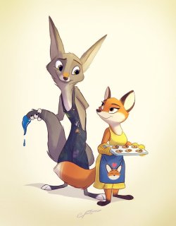 pointedfox: Did some fan art for two ambitious