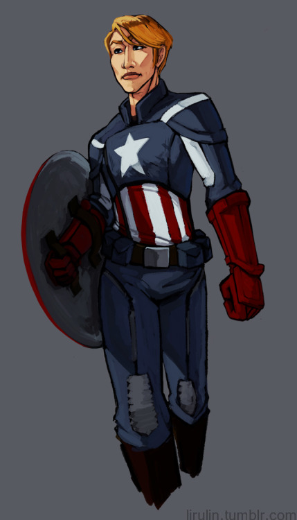 copperbadge: lirulin: 63’d Captain America. Look, guys! I finally finished! :D Well…fin