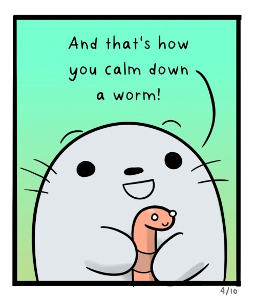 Wormy friend!For more happy and wholesome comics, go check out my Webtoon!We love hearing from you! 