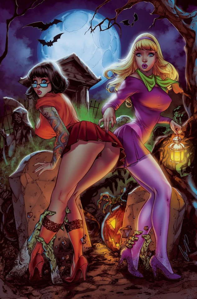 naughtyhalloweenart:Velma &amp; Daphne by Elias Chatzoudis