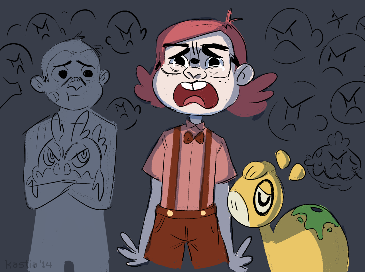 kastiasketches:  Merry Christmas! Have a child being traumatized. This is based of