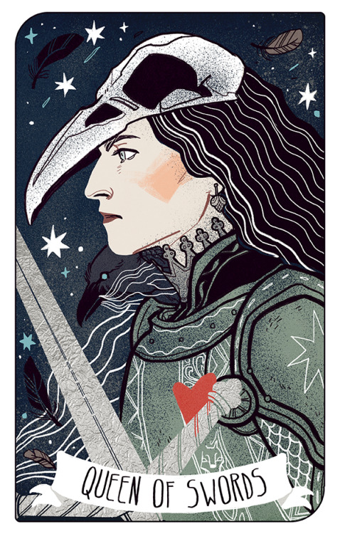  my new project “Forgotten legends tarot”.QUEEN OF SWORDS…and more things in my instagram! 