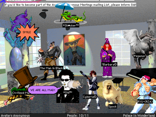 clubdevo:the palace chat program (est 1995)