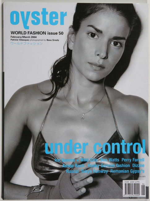 Oyster #50, 2004 | Photography: BEAU GREALY, Fashion: ROMINA HERRERA MALATESTA, Model: PATRICIA VELA