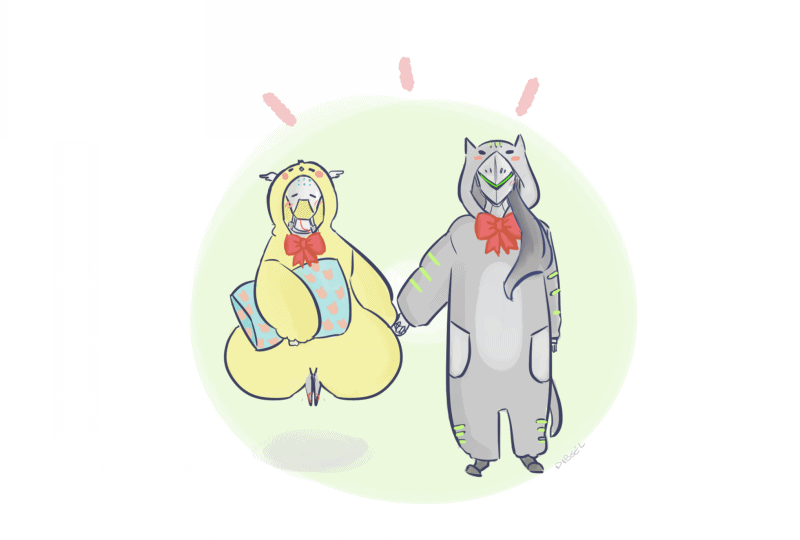 dibsonmehhh:  genyatta x kigurumi ????? 