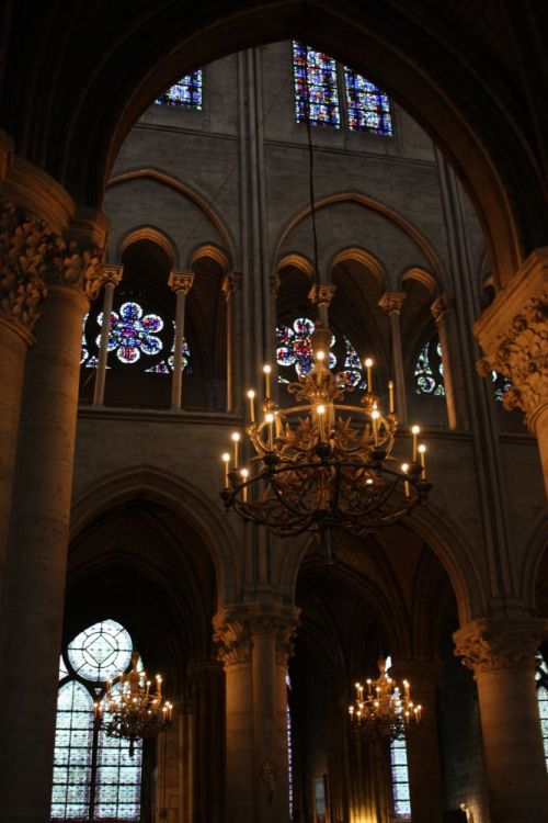 Inside Notre Dame de Paris