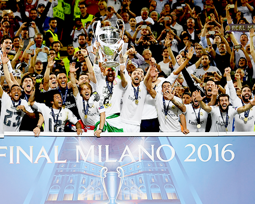 madridistaforever:  Winners of the 2015/16 UEFA Champions League!