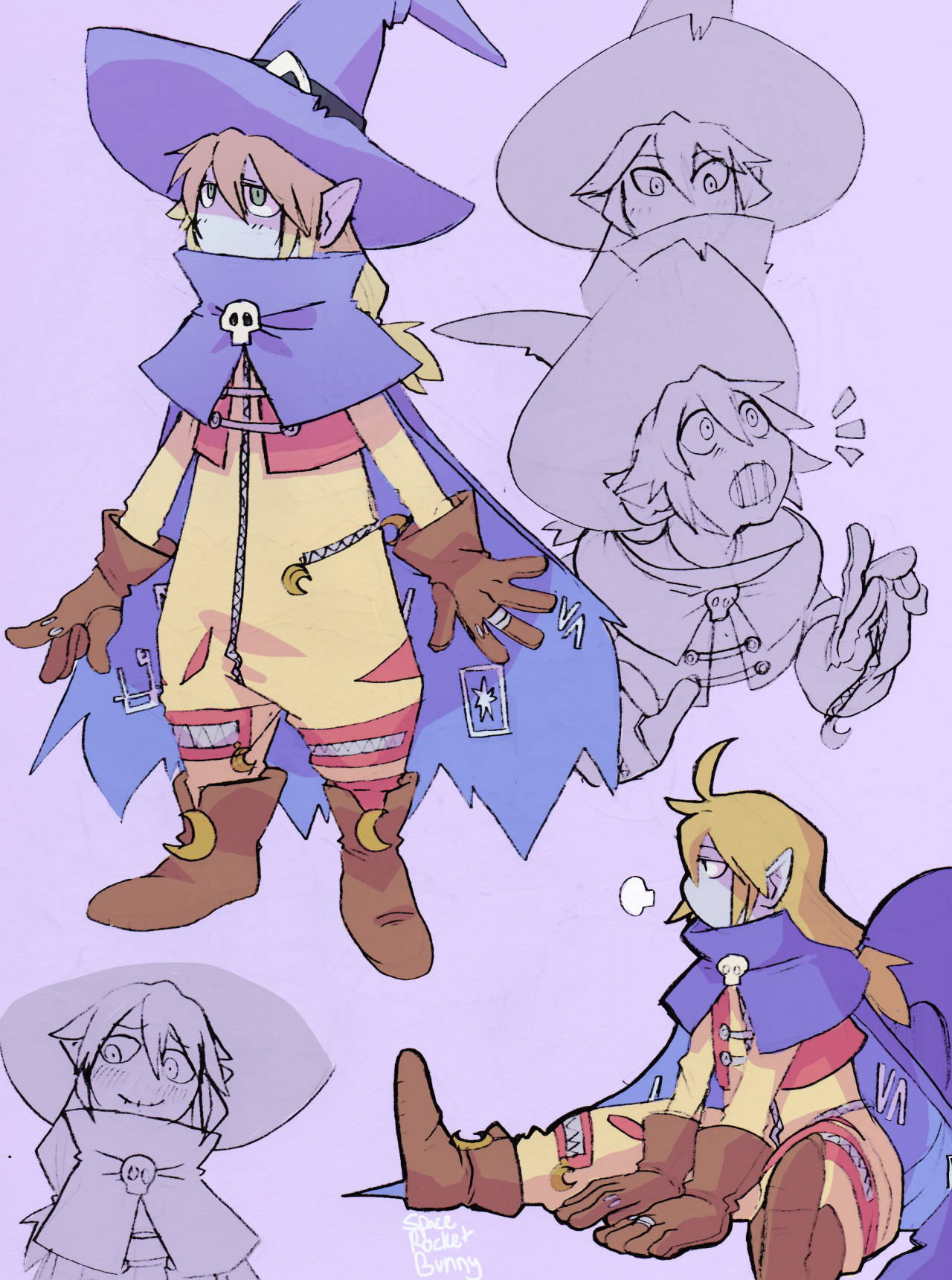 spacerocketbunny:   I wanted to draw an old fave (´･ω･`)  