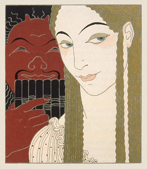 geritsel:George Barbier - Book illustrations for Les chansons de Bilitis