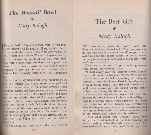 mariaslozak:Regency Christmas romance anthologies, Mary Balogh edition.