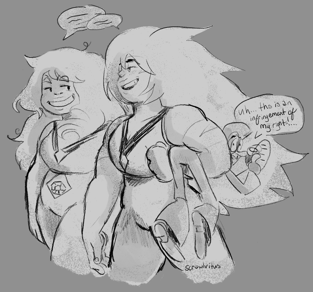 scrawlvitus: zircon probs got taken to like..gem prison after she reformed right..