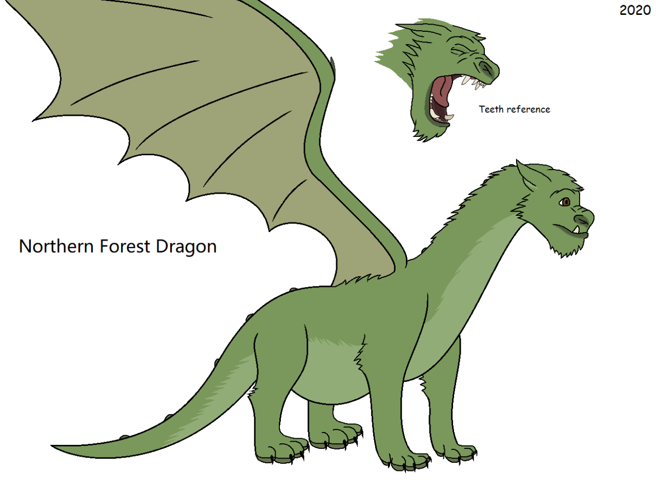 Furry Oc Base Dragon - Adeus Wallpaper