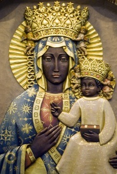 qano:Black Madonna of Czestochowa.