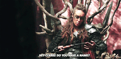 r-grimes:  clexa pick up lines come to life (x) 