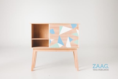 ZAAG. is a series of woodwork designed & made by Tina Peirlinck. (Source: www.10a-peirlinck.be)