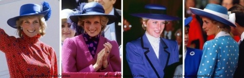 Diana, Princess of Wales - hats (1/5)